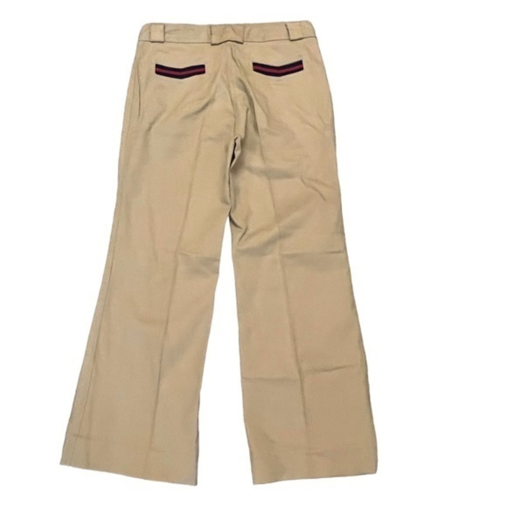 Vintage Made in Paradise / Crown Colony Khaki Pants w/Military Ribbon Trim